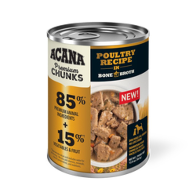 Acana Premium Chunks in Bone Broth 12.8oz Poultry