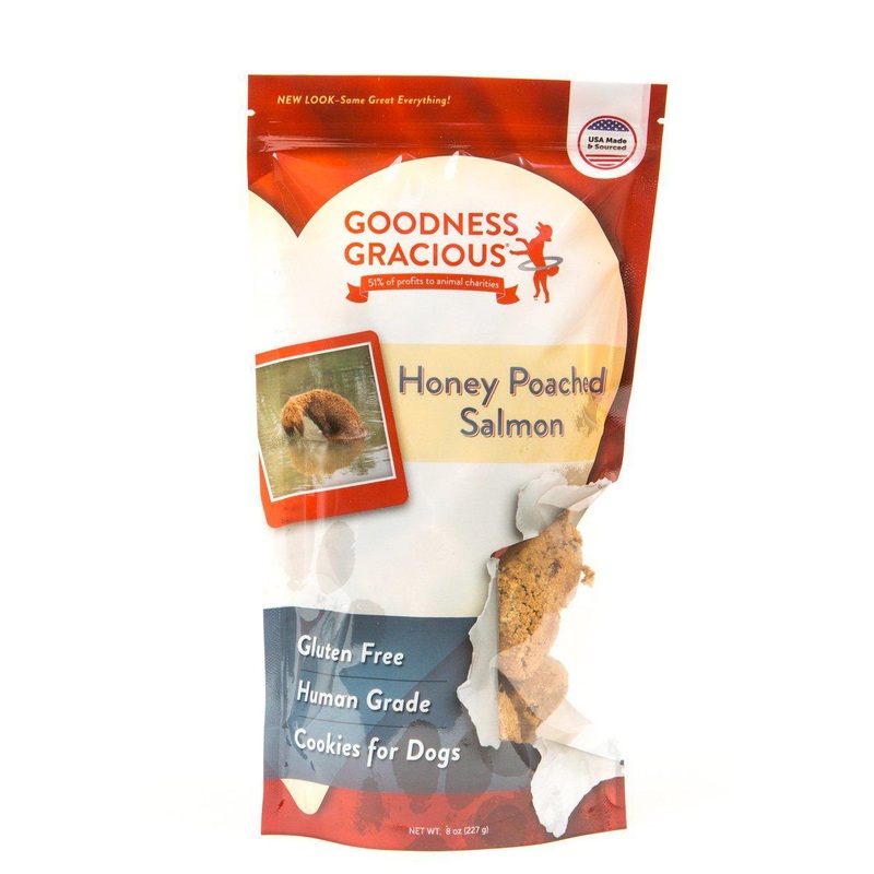 Goodness Gracious Dog Cookies Poached Salmon 8oz