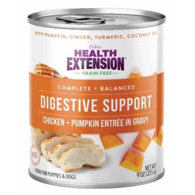 Health Extension Digestive Support 9 oz Chicken and Pumpkin in Gravy