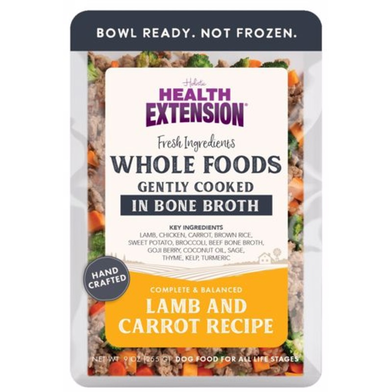 Health Extension Gently Cooked 9 oz Lamb and Carrot Pouch