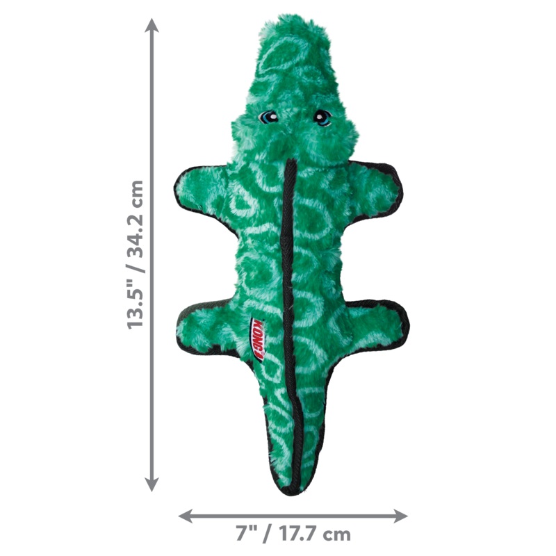 Kong Dog Toy Ballistic Alligator Medium