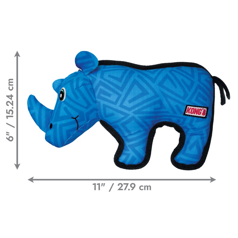 Kong Dog Toy Ballistic Rhino Medium