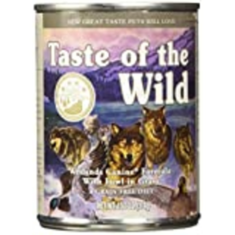 Taste of the Wild Wetlands Grain Free Wet Canned Dog Food with Roasted Duck 13.2oz
