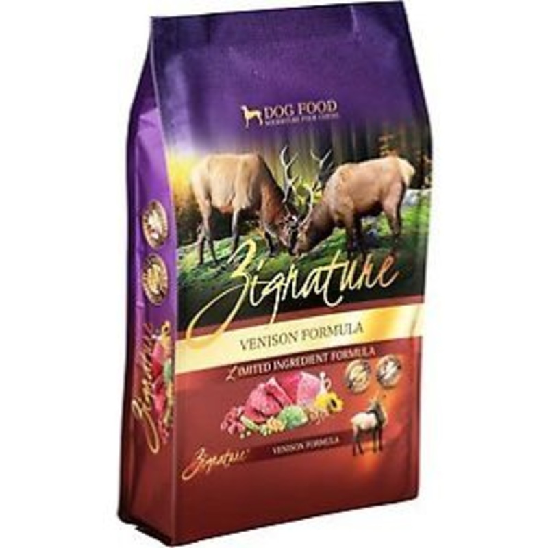 Zignature Venison Formula Dry Dog Food  13.5 Lb