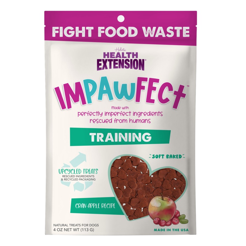 Health Extension Pet Care - Impawfect Cran-Apple Training Treats 4oz