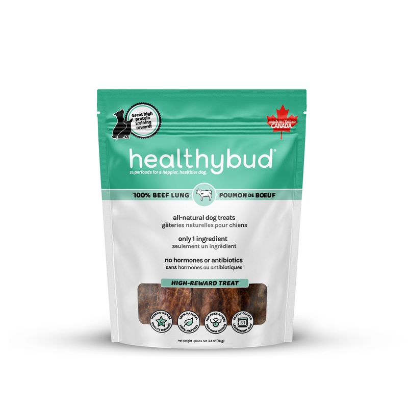 Healthybud 2.1oz Beef Lung Wafers