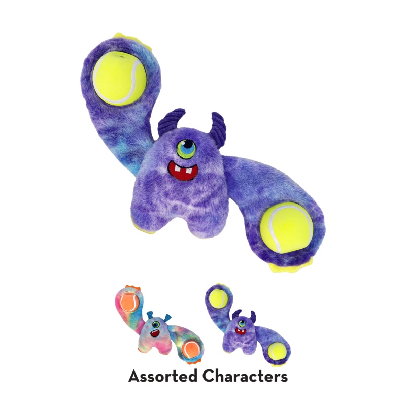 Kong Dog Toy Woozles Monster Assorted Medium