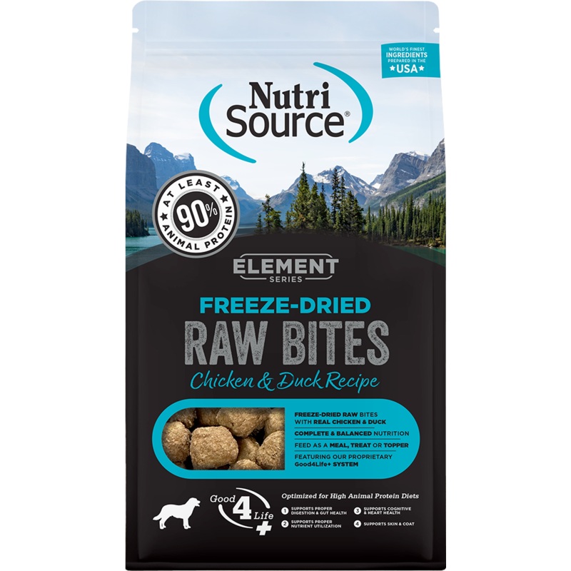 NutriSource Element Series Freeze-Dried Chicken & Duck Recipe 2.5 oz