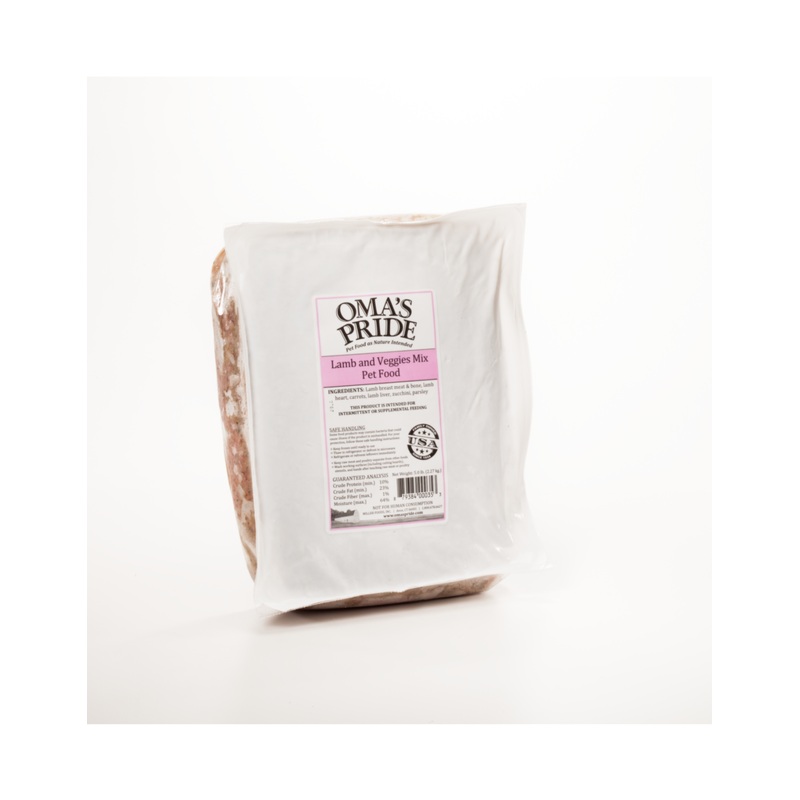 Oma's Pride Frozen Mixes Lamb Mix 5 lb