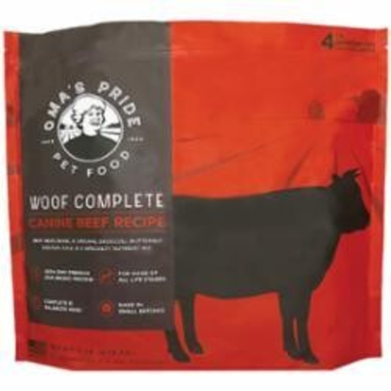 Oma's Pride Woof Complete Beef 6lb