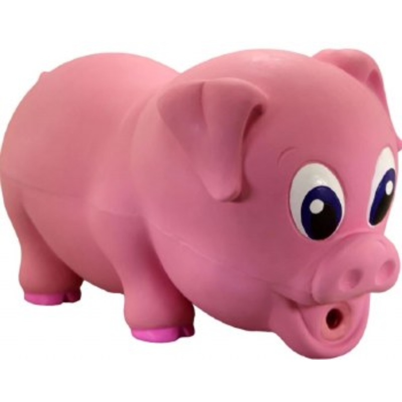 Petsport Babies Pig, Natural Rubber Latex, Squeaker Inside, Dog Toy, 3.5 inch