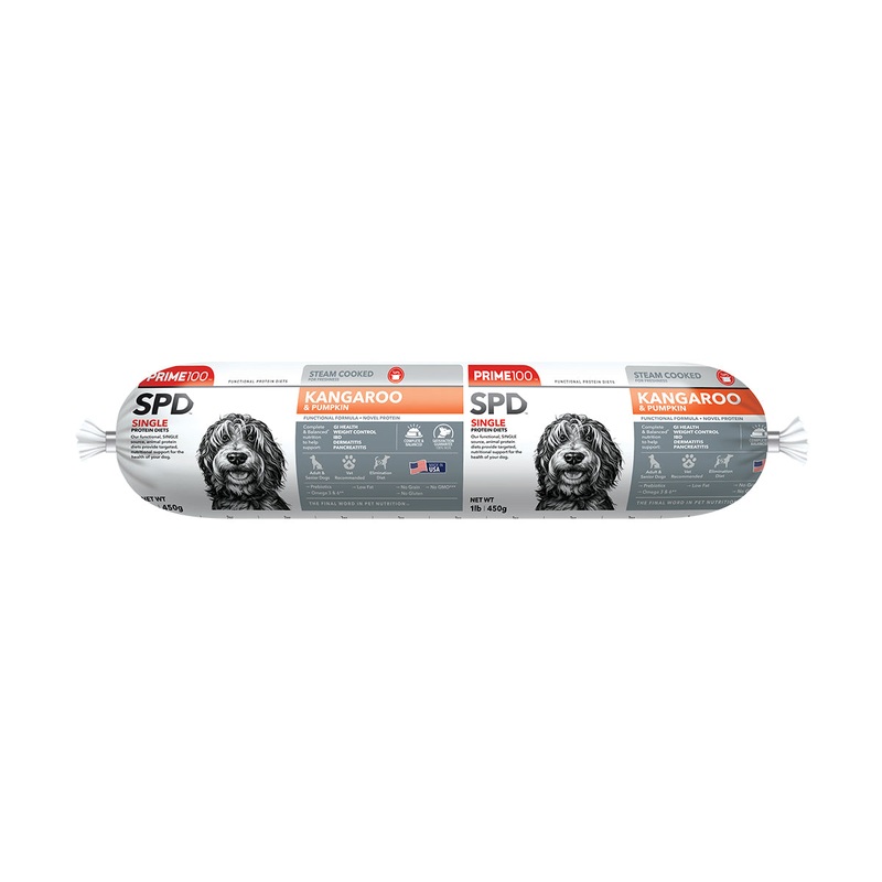 Prime100 SPD Fresh Roll Kangaroo & Pumpkin 1lb