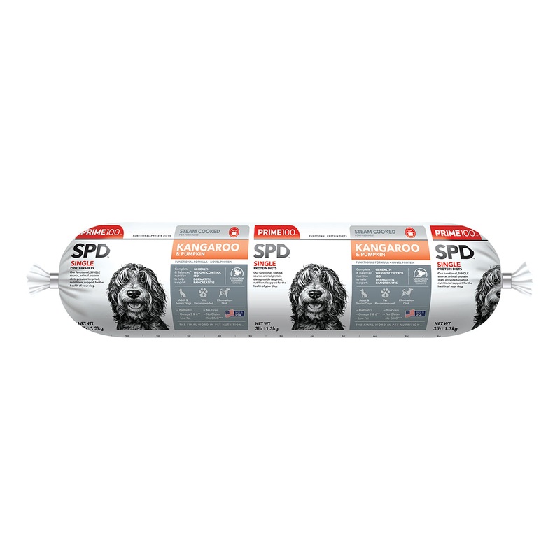 Prime100 SPD Fresh Roll Kangaroo & Pumpkin 3lb