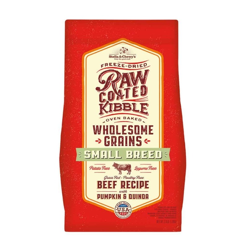 Stella & Chewy's Raw Coated Wholesome Grains Small Breed Beef Dog Food 10 lb