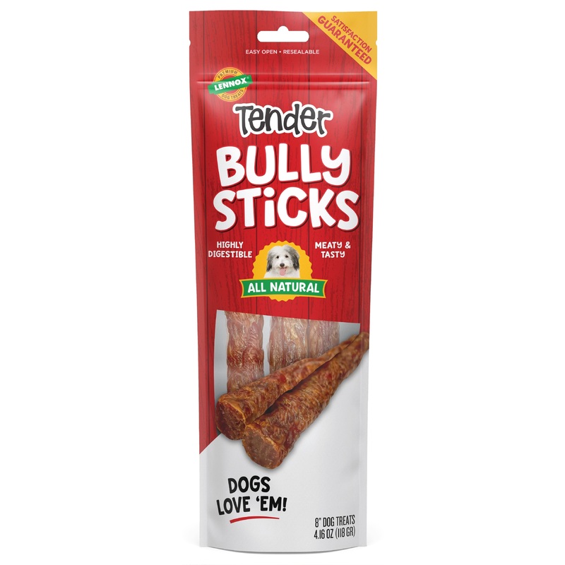 Lennox Tender Bully Sticks Dog Treat - 8 in - 4.16 Oz
