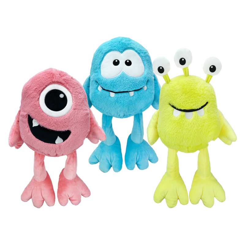 Multipet Plush Dog Toy Jumbo Monsters 18in Assorted