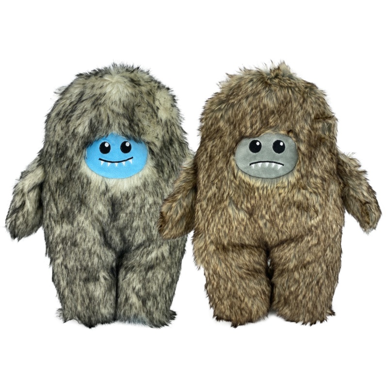 Multipet Plush Dog Toy Yeti Betty 10in Assorted