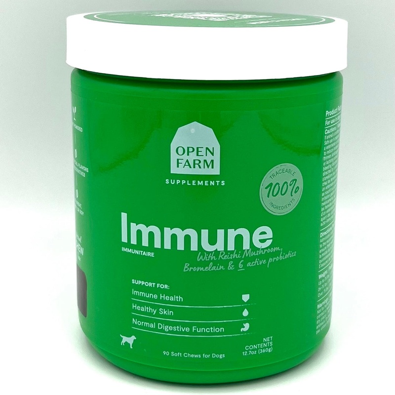 Open Farm Dog Suppliment Immunity Chew 90cnt