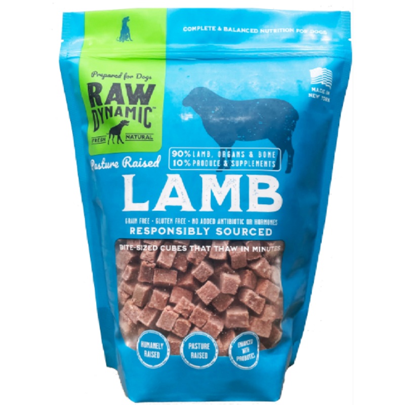 Raw Dynamic Frozen Dog Food Lamb 6lb