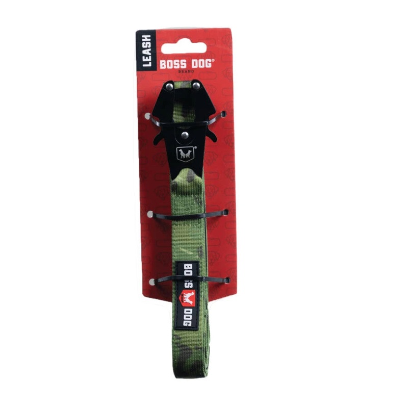 Boss Dog Tactical Dog Leash 4ft 1.25in Green Camo