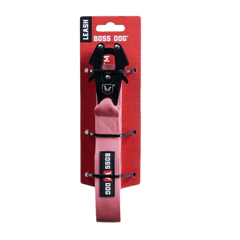 Boss Dog Tactical Dog Leash 6ft 1in Pink