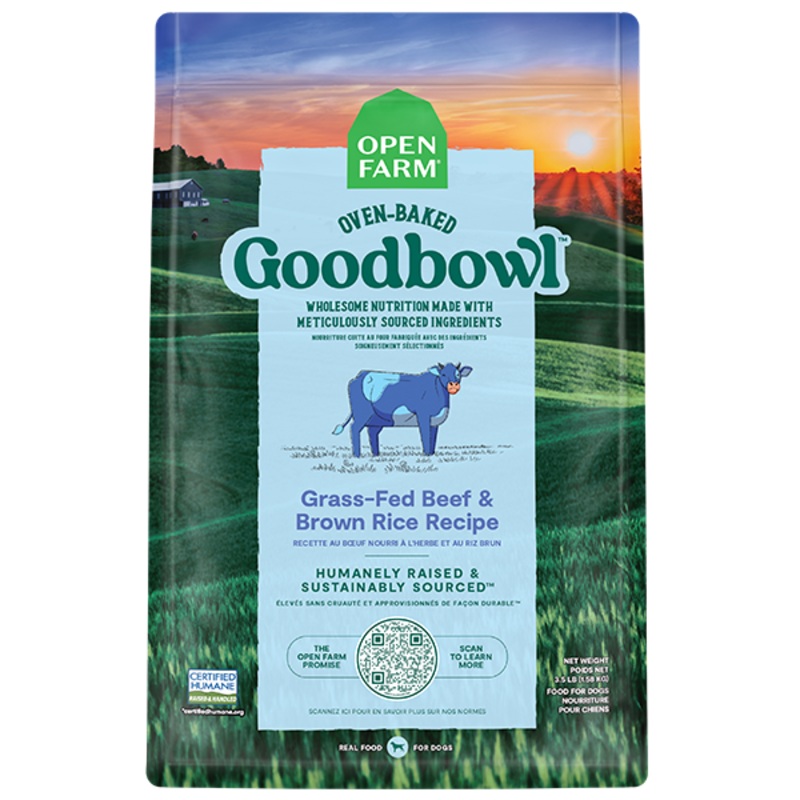 Open Farm Dog GoodBowl Grass-Fed Beef & Brown Rice 3.5 lb