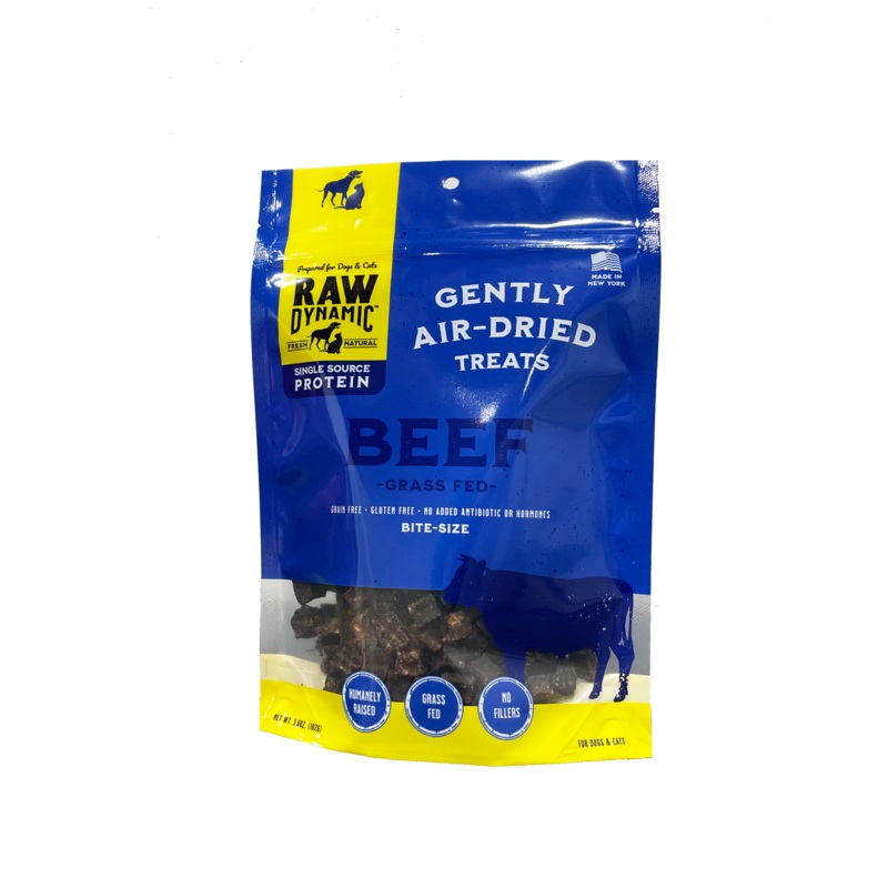Raw Dynamic Air Dried Dog Treat Beef 3.6oz