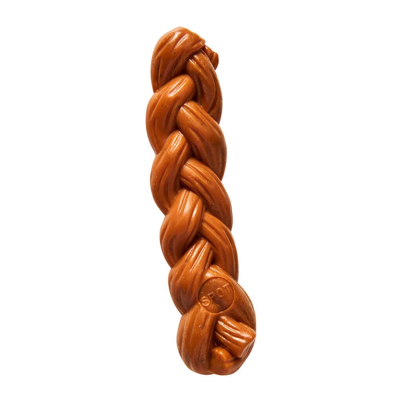 Spot Ethical Pet Dog Chew Bambone Hickory Braided Stick 5.75in