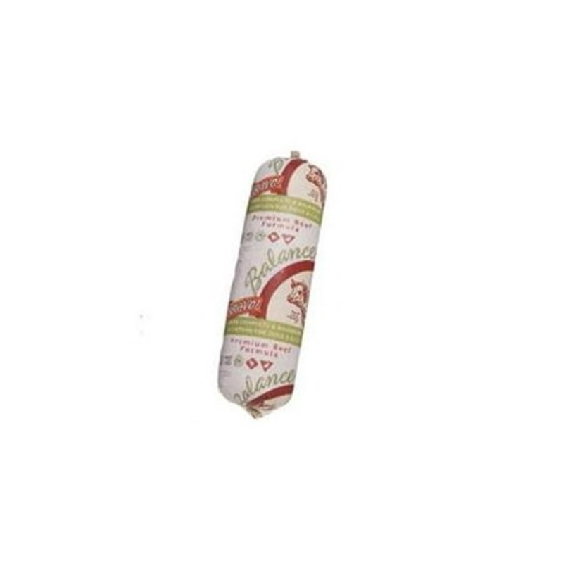 Bravo Balance Raw Beef Chub Food For Pets 2lb