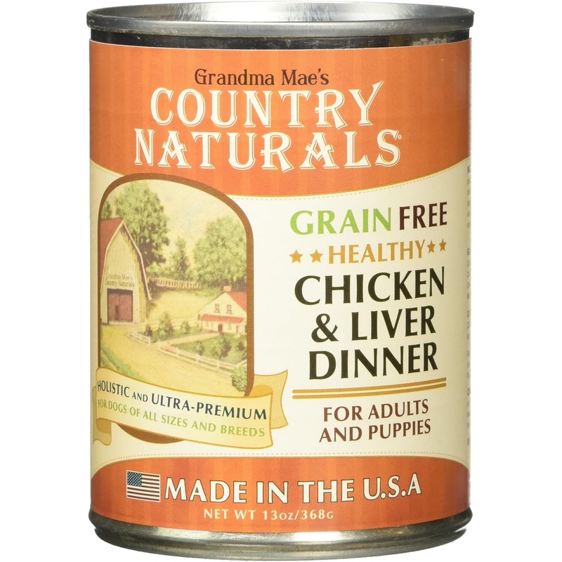 Grandma Mae's 13oz Country Naturals Grain Free Dog Can Chicken/Liver Dinner