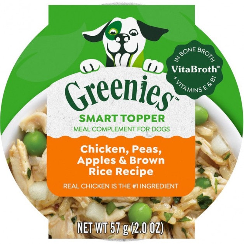 Greenies Smart Topper Chicken, Peas, Apples And Brown Rice Recipe 2 oz