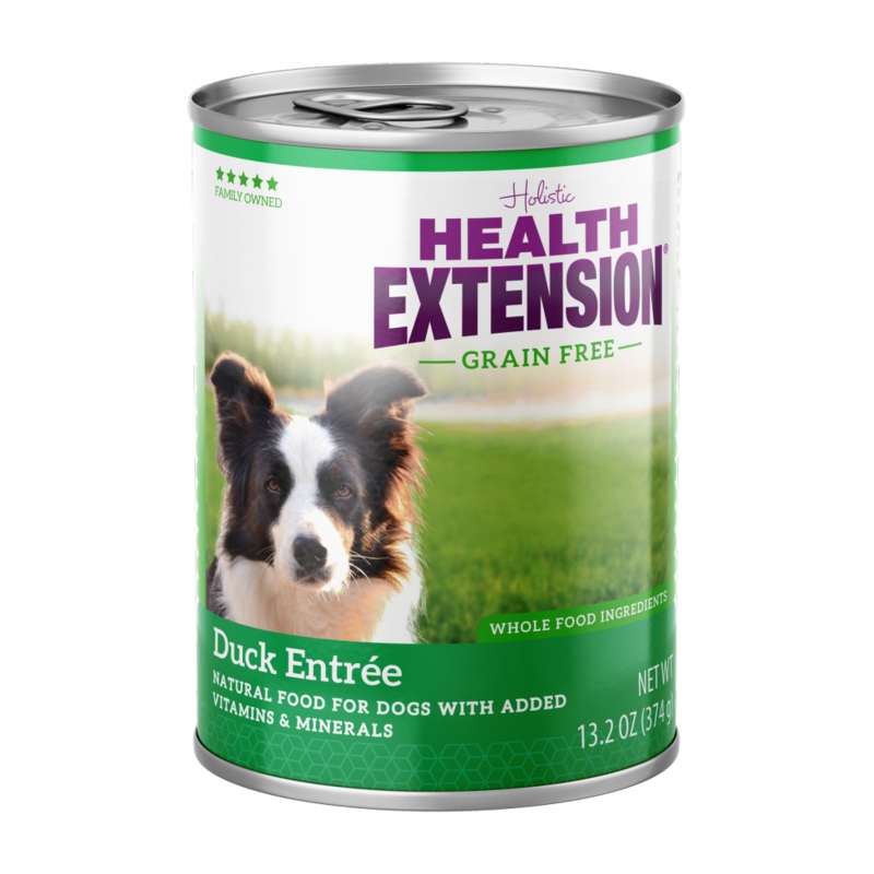 Health Extension 100% Grain Free Duck and Sweet Potato Entree Canned Dog Food 12.5oz