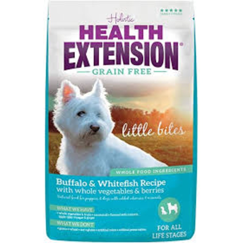 Health Extension Little Bites Buffalo & Whitefish Recipe - 4lbs