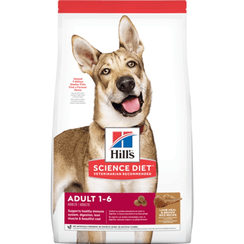 Hill's Science Diet Adult Lamb Meal & Brown Rice Dog Food 15.5lb