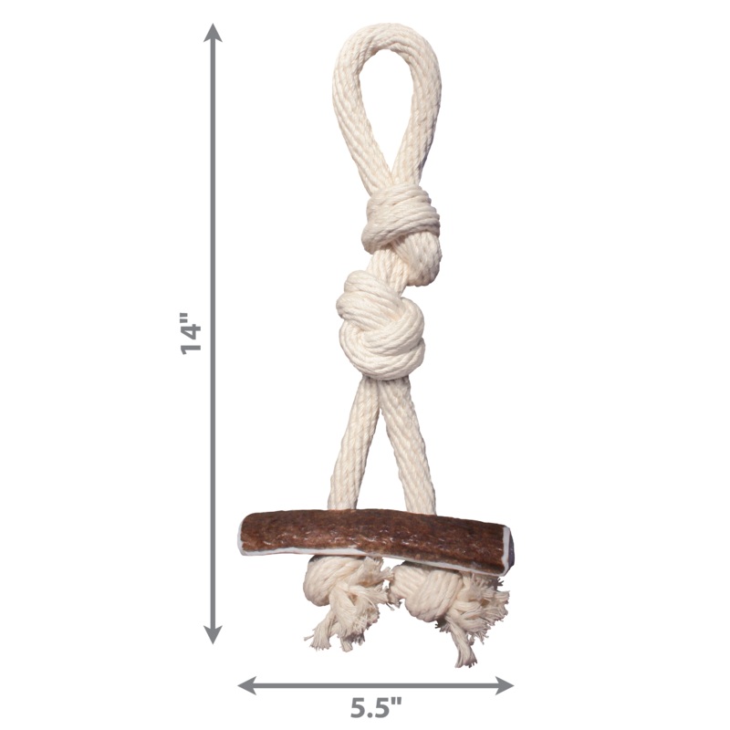 Kong Dog Toy Wild Antler Rope Large