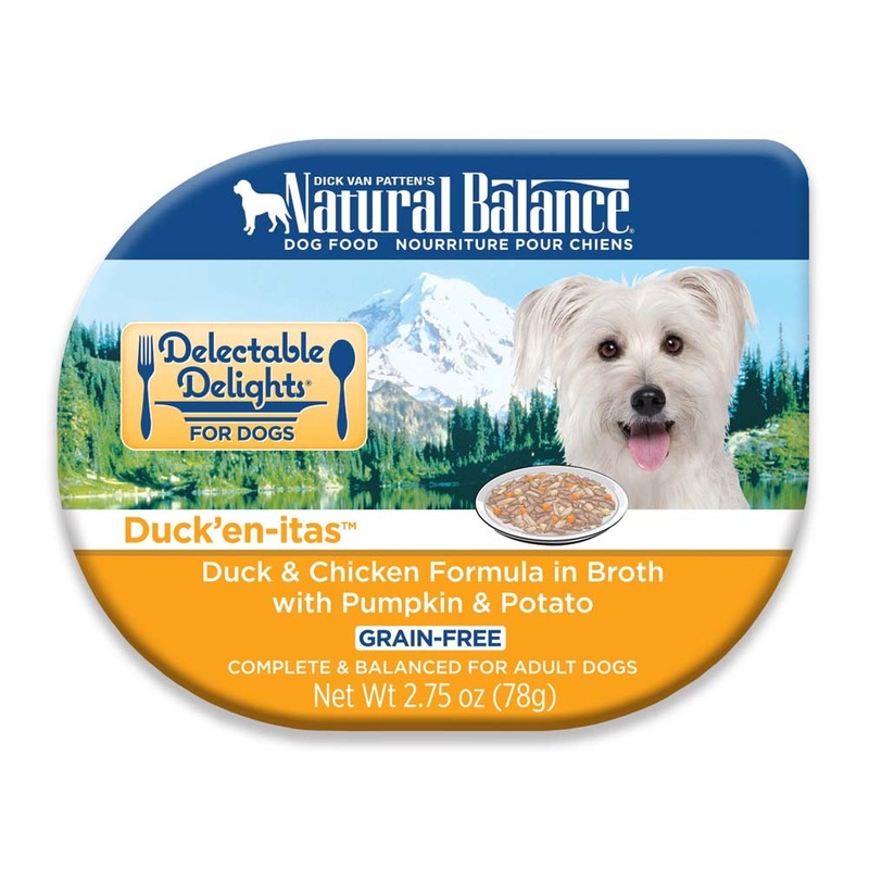 Natural Balance Pet Foods Delectable Delights Ducken-itas in Broth Dog Food 2.75 oz