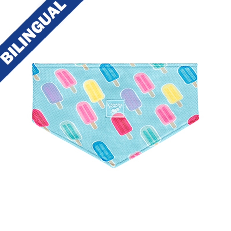 Canada Pooch Chill Seeker Cooling Bandana Popsicles Size Large