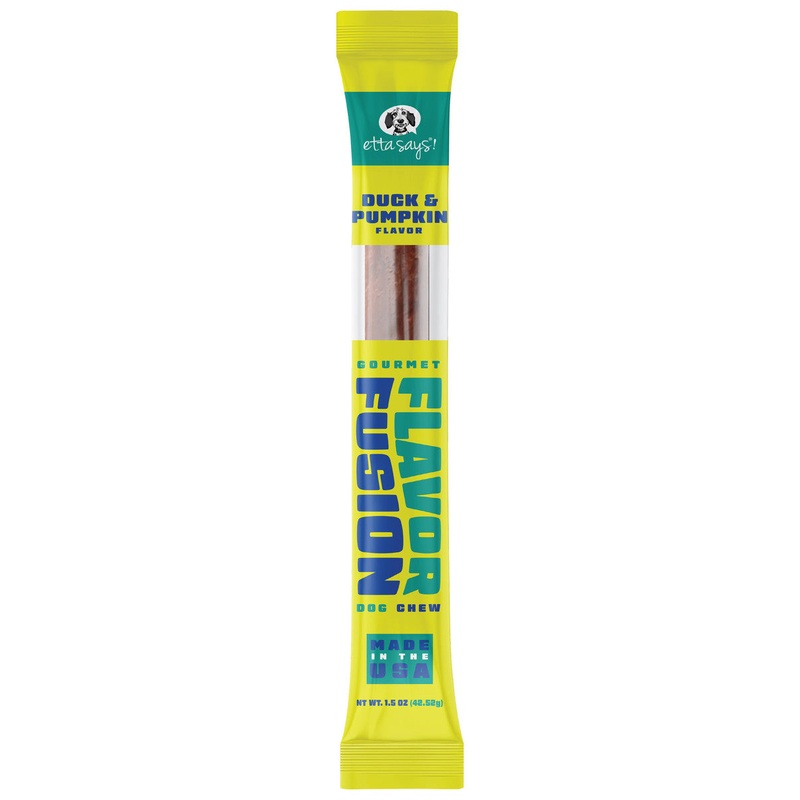 Etta Says! Flavor Fusion Dog Chew Duck and Pumpkin 1.5 oz