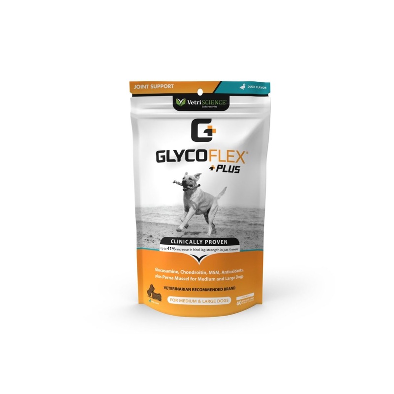 GlycoFlex Plus Hip & Joint Supplement for Dogs  Chew  Duck Flavor 60ct