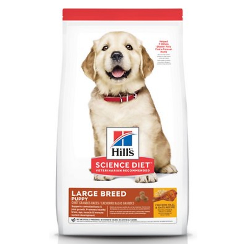 Hills Science Diet Puppy Large Breed Chicken Meal & Oat Recipe Dry Dog Food 30lb