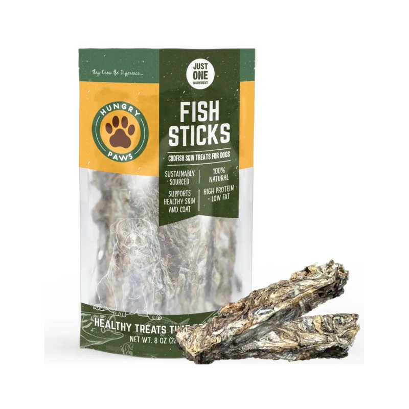 Hungry Paws Sticks Single Ingredient Treat Cod 5 Oz