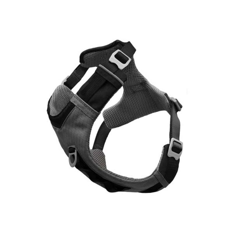 Kurgo Dog Harness for Large  Medium  Small Active Dogs | Pet Hiking Harness for Running & Walking | Everyday Harnesses for Pets | Reflective | Journey Air (Black  X-Large)