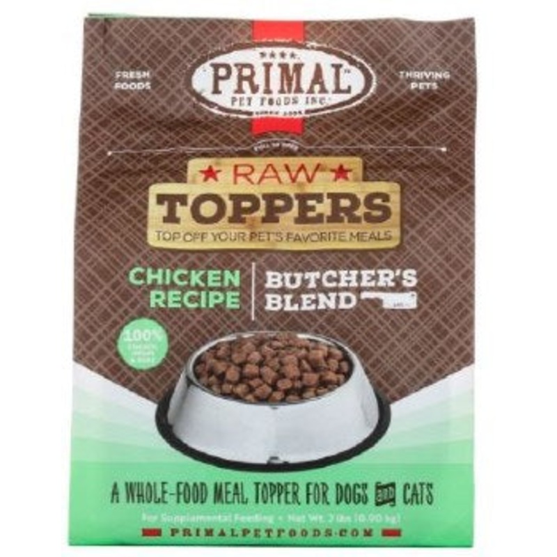 Primal Butcher Blend Topper Chicken for Cat & Dog, 2lb