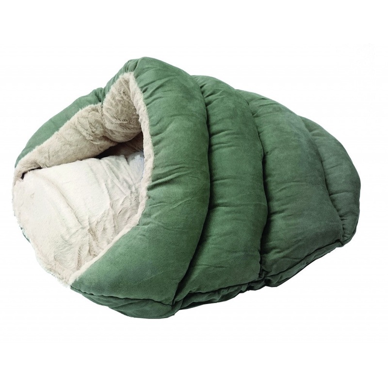 Spot Ethical Pet Sleep Zone Cuddle Cave Dog Bed 22In Sage