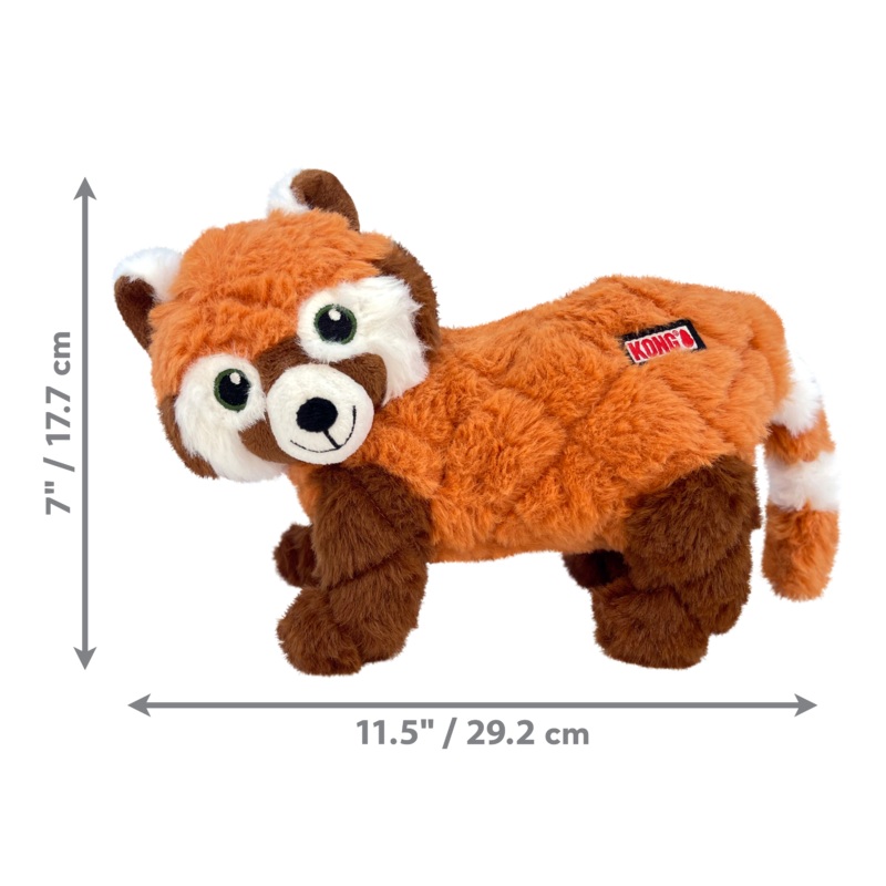 Kong Dog Toy Scampers Red Panda Medium