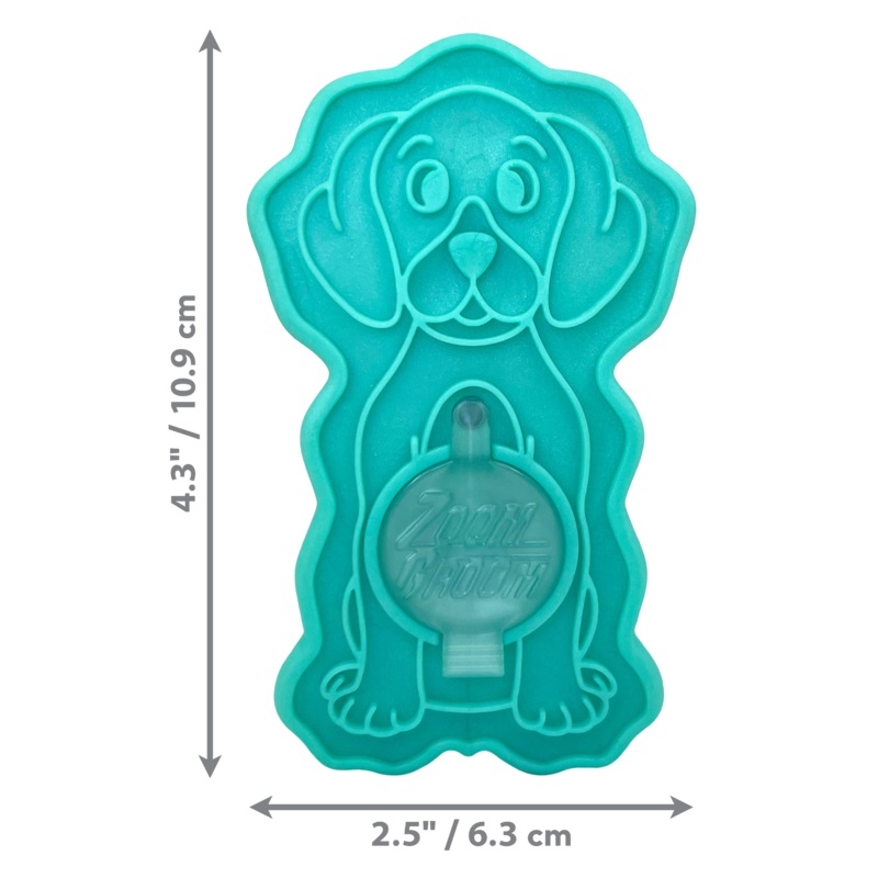 Kong Dog ZoomGroom Large Bubbles