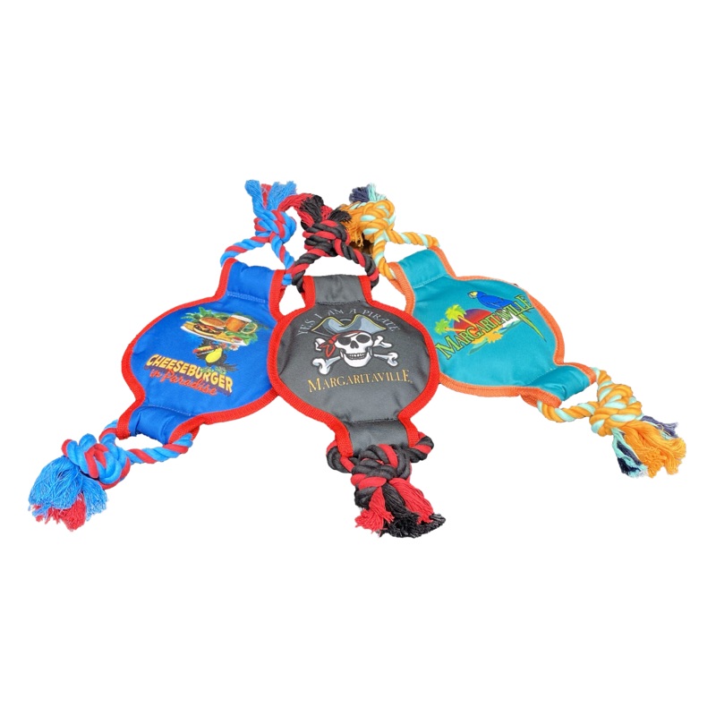 Multipet Dog Toy Margaritaville Rope Tugs 18in Assorted