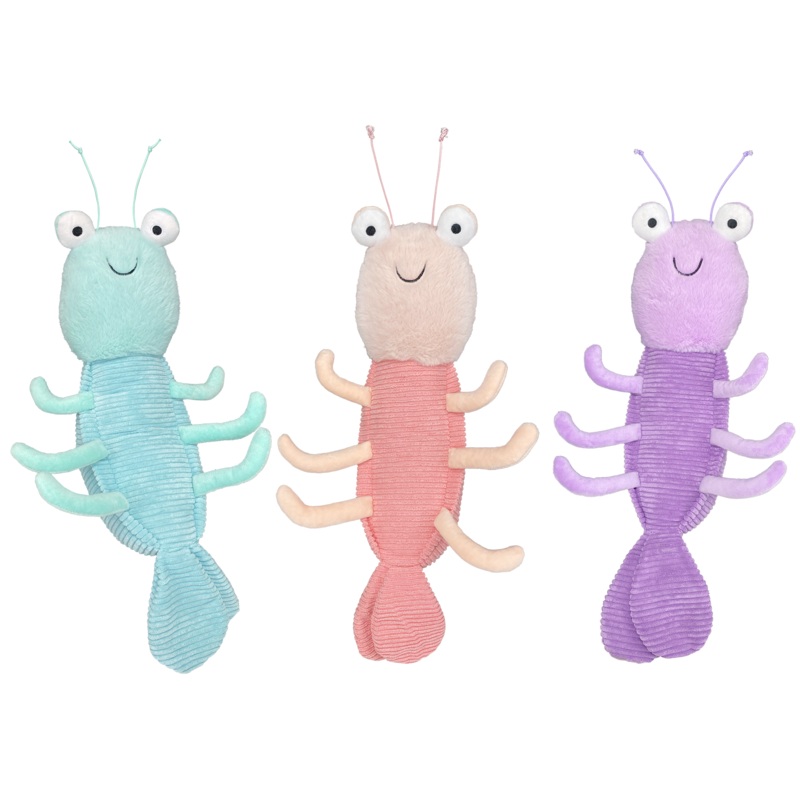Multipet Plush Dog Toy Margaritaville Jumbo Shrimp 20in