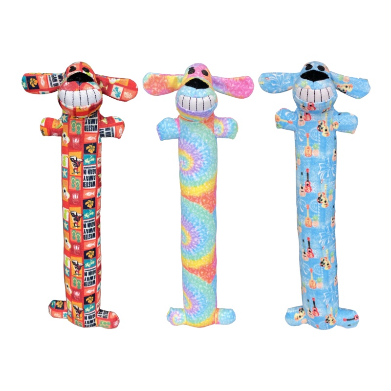 Multipet Plush Dog Toy Margaritaville Loofa Dog 12in Assorted