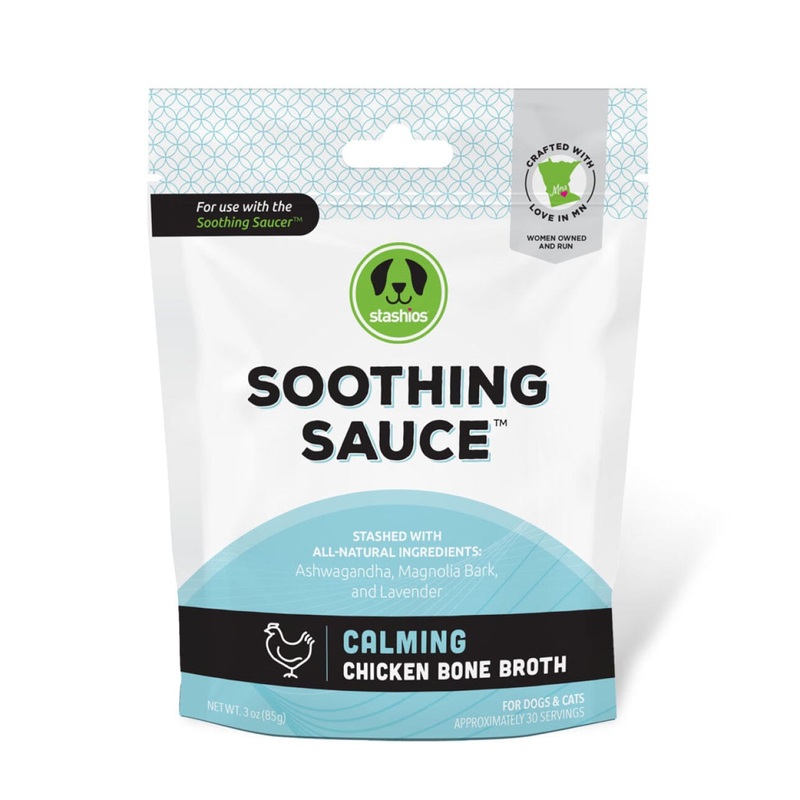 Stashios Calming Soothing Sauce Bone Broth Treat 3oz